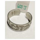 KIRK STEIFF PEWTER WINTER BRACELET 1.3915 OZT