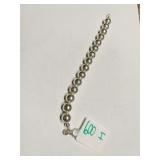 TIFFANY STERLING TWO CHAIN .8075 OZT