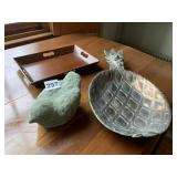 PEWTER PINEAPPLE, BIRD, WILLIAMSBURG RESTORATION