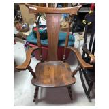 ANTIQUE INLAY ROCKER