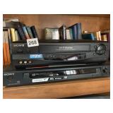 SONY VCR AND DVD/CD/VIDEO-CD