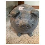 SMILING PIG PLASTER MODERN PIG 10"