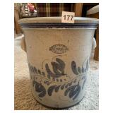 WESTWARD BLUE/GRAY CROCK - DEMEO & CASTRO EST.