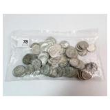 100 - 1964 BACK ROOSEVELT DIMES