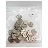 40- 1964 BACK SILVER QUARTERS