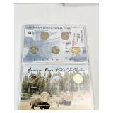 2 SETS 2005 BISON NICKEL COLLECTION