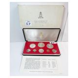 1979 CAYMAN ISLAND PROOF SET STERLING