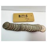 20 - 1976 D HALF DOLLARS