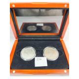 1922-P, 1923-P MORGANS IN PRESENTATION BOX
