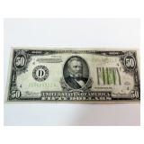1934 FIFTY DOLLAR NOTE