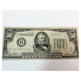 1934 FIFTY DOLLAR NOTE
