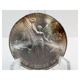 1985- ONE OUNCE .999 MEXICAN SILVER