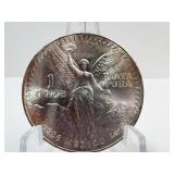 1986- ONE OUNCE .999 MEXICAN SILVER