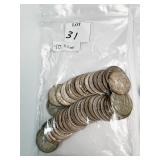 40 PRE-1964 -SILVER QUARTERS