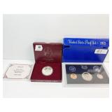 1972 PROOF SET AND 1972 PROOF HALF DOLLAR