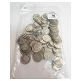 100 - 1964 BACK ROOSEVELT DIMES