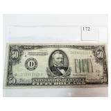 1934 FIFTY DOLLAR NOTE