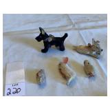 LEATHER WRAP ANIMALS, SM. BUNNIES, ETC.