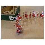 5" WOOD NATIVITY, MINI PLASTIC NATIVITY