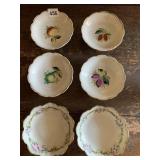 2 HAND PAINTED AND SIGNED MORNING GLORY PLATES