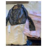 STRIPPED BLOUSE LONG SLEEVES, FABRICS, FLOWERS