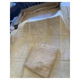 80" X 34" PAIR SHEERS, B M BLOCK SILK SHIRT, 6.5