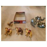 MADE IN ITALY CAMEL FIGURES, HAND CARVED CAMELS,