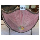 ANTIQUE BED LIGHT CLOTH WITH OVERLAY SOCKET