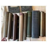 11 VINTAGE SCHOOL BOOKS INCLUDING A TEXTBOOK OF