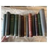 13 VINTAGE SCHOOL BOOKS INCLUDING PLANE GEOMETRY