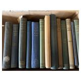 13 VINTAGE SCHOOL BOOKS INCLUDING PLANE GEOMETRY