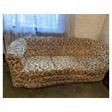 EMBROIDERED TUFTED BACK SOFA, 80", MATCHES 353,