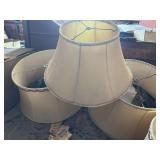 4 LIKE NEW CRÈME LAMP SHADES