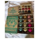 SHINY BRITE & CORNING ORNAMENTS