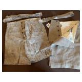 PALM BEACH VINTAGE SHORTS BUTTON CLOSURE W/ BELTS