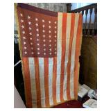 40 STAR FLAG, GLORY GLOSS 52, HAND STITCHED ON