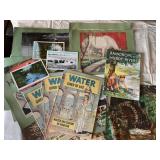 MAGAZINE CUT OUTS MOUNTED ON CONSTRUCTION PAPER,