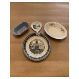 PIE PLATE, NIAGARA FALLS SOUVENIR, OVAL SERVING