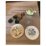 SWAN, PLATES, COPPER HATS ETC.