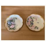 TWO HAND PAINTED PLATES