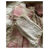 VINTAGE/ANTIQUE BLANKETS/FABRIC AS FOUND IN ATTIC