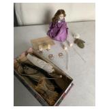 HANDMADE DOLL BY OWNER, RABBIT AND CHICK PICKS,