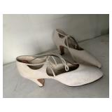 BON GRE FOOTWEAR, LADIES BUTTON HEELS WITH HAND