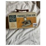 GE PORTABLE STEAM IRON IN OB