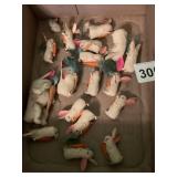 MADE IN JAPAN EASTER BUNNIES, 3" AND SMALLER, 13