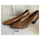 VINTAGE BROWN LEATHER ROSENBAUM CO. PITTSBURGH PA