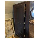 WOOD ANTIQUE CUPBOARD SINGLE DOOR LARGE