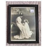 13X10 PHOTOGRAPH OF CHILD WITH MOTHER "SWEET HOUR