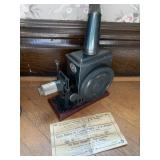 GERMAN MAGIC LANTERN WITH 3 GROUPING OF GLASS