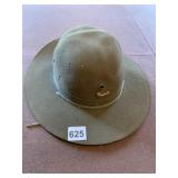 BOY SCOUT HAT SIZE 6 7/8 SOME DAMAGE TO FELT,